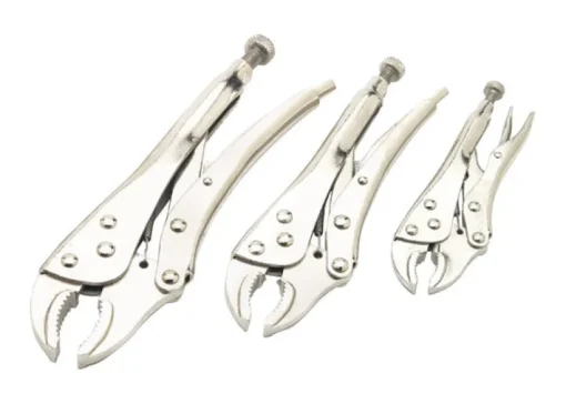 Performance Tool 3 pc Drop Forged Steel Locking Pliers Set