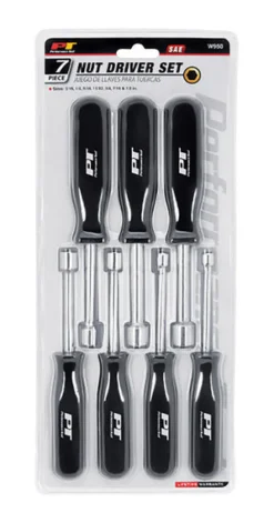 Performance Tool SAE Nut Driver Set 7 pc