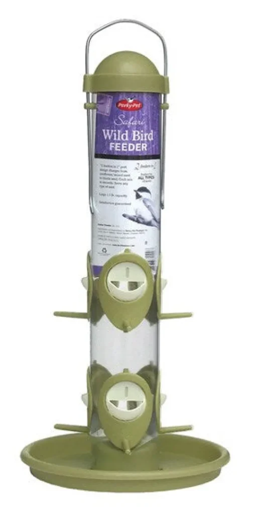 Perky Pet 311 1.5 Lb Capacity Safari 2 In 1 Wild Bird Feeder