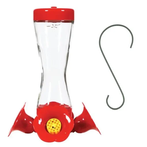 Perky Pet hummingbird feeder with FREE 12” metal hook