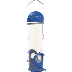 Perky-Pet Flexports Wild Bird 3.5 oz Plastic Mealworm Bird Feeder 2 ports