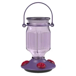 Perky-Pet Hummingbird 16 oz. Glass/Plastic Nectar Feeder 5 ports (Pack of 2)