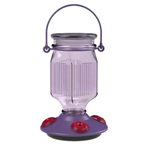 Perky-Pet Hummingbird 16 oz. Glass/Plastic Nectar Feeder 5 ports (Pack of 2)