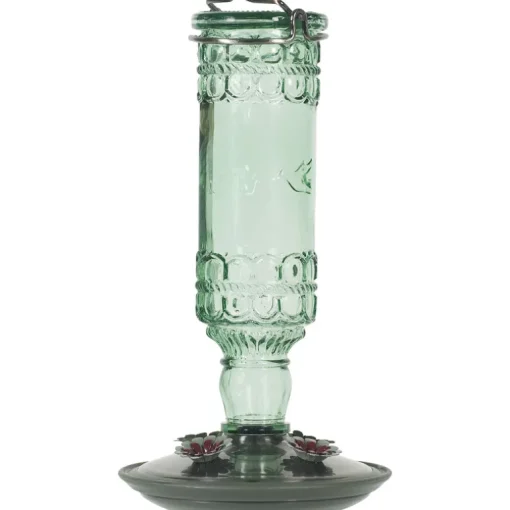 Perky-Pet Hummingbird 10 oz. Glass Nectar Feeder 4 ports (Pack of 2)