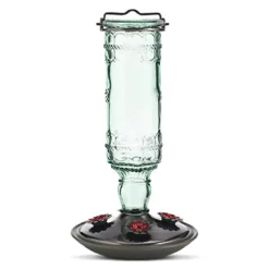 Perky-Pet Hummingbird 10 oz. Glass Nectar Feeder 4 ports (Pack of 2)