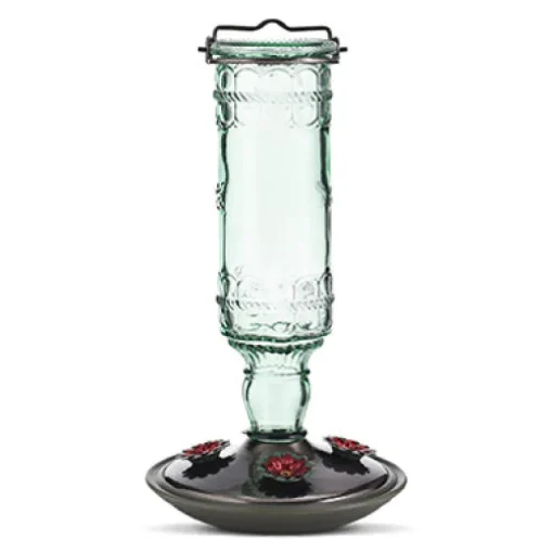 Perky-Pet Hummingbird 10 oz. Glass Nectar Feeder 4 ports (Pack of 2)