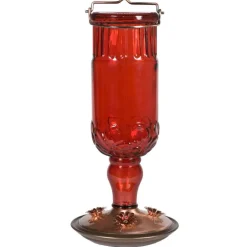 Perky-Pet Hummingbird 24 oz. Glass Nectar Feeder 4 ports (Pack of 2)