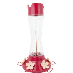 Perky-Pet Hummingbird 20 oz Glass/Plastic Pinch-Waist Nectar Bird Feeder 6 ports