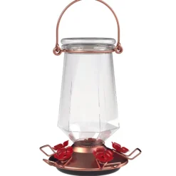 Perky-Pet Hummingbird 16 oz. Glass Nectar Feeder 4 ports (Pack of 2)