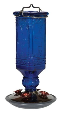 Perky-Pet Hummingbird 16 oz. Glass Nectar Feeder 4 ports (Pack of 2)