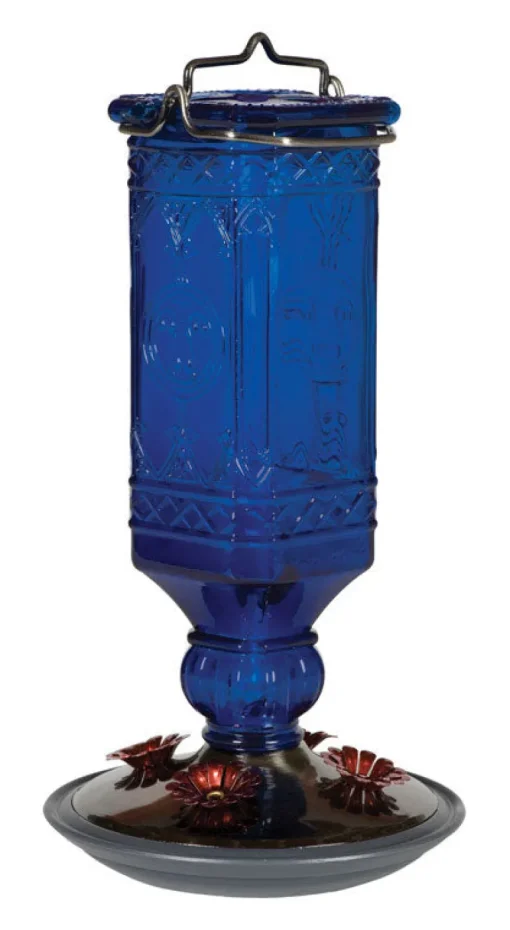 Perky-Pet Hummingbird 16 oz. Glass Nectar Feeder 4 ports (Pack of 2)
