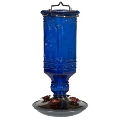 Perky-Pet Hummingbird 16 oz. Glass Nectar Feeder 4 ports (Pack of 2)
