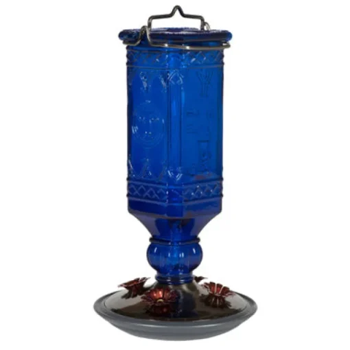 Perky-Pet Hummingbird 16 oz. Glass Nectar Feeder 4 ports (Pack of 2)