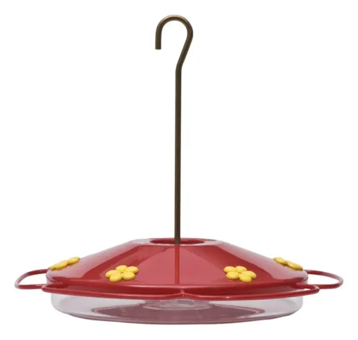 Perky-Pet Hummingbird 16 oz Plastic Dish Nectar Feeder 6 ports