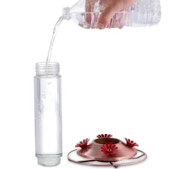 Perky-Pet Hummingbird 12 oz. Copper/Glass Nectar Feeder 4 ports