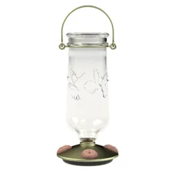 Perky-Pet Hummingbird 32 oz. Glass/Plastic Desert Bloom Nectar Feeder 5 ports (Pack of 2)