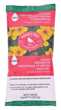 Perky-Pet Hummingbird Instant Nectar Concentrate Sucrose 8 oz. (Pack of 12)