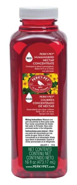Perky-Pet Hummingbird Nectar Concentrate Sucrose 16 oz. (Pack of 6)