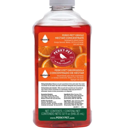 Perky-Pet Oriole Nectar Concentrate Sucrose 32 oz. (Pack of 6)