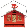 Perky-Pet Squirrel-Be-Gone Wild Bird 8 lb Metal Country House Bird Feeder 1 ports