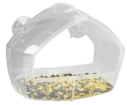 Perky-Pet Wild Bird 1 cups Plastic Window Bird Feeder 1 ports
