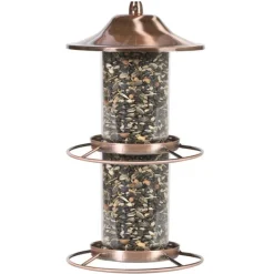 Perky-Pet Wild Bird 4.5 lb. Copper Panarama Bird Feeder
