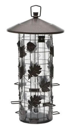 Perky-Pet Wild Bird 8 lb. Metal/Plastic Bird Feeder 9 ports (Pack of 2)