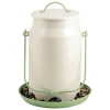 Perky-Pet Wild Bird 5 lb Metal Milk Pail Bird Feeder 5 ports