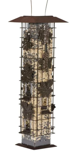 Perky-Pet Wild Bird 2 lb. Metal/Plastic Bird Feeder 6 ports (Pack of 2)