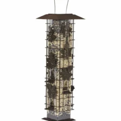 Perky-Pet Wild Bird 2 lb. Metal/Plastic Bird Feeder 6 ports (Pack of 2)