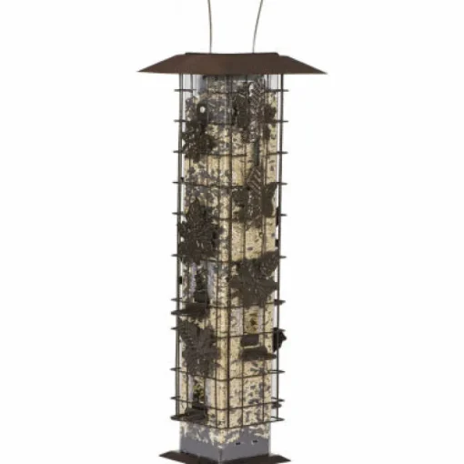 Perky-Pet Wild Bird 2 lb. Metal/Plastic Bird Feeder 6 ports (Pack of 2)