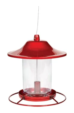 Perky-Pet Wild Bird 2 lb Metal/Plastic Panorama Bird Feeder 1 ports