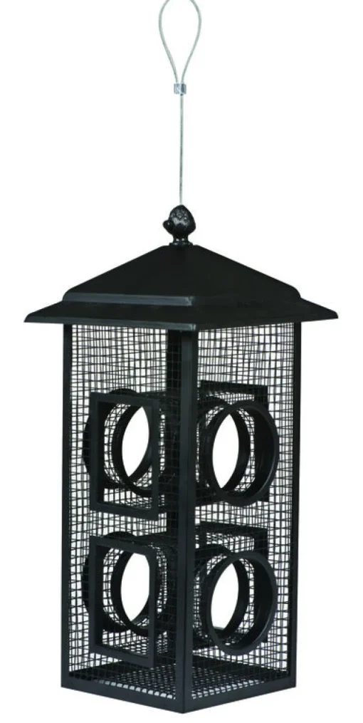Perky-Pet Wild Bird 2 lb Metal Mesh Fly-Thru Bird Feeder 8 ports