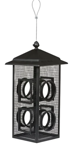 Perky-Pet Wild Bird 2 lb Metal Mesh Fly-Thru Bird Feeder 8 ports