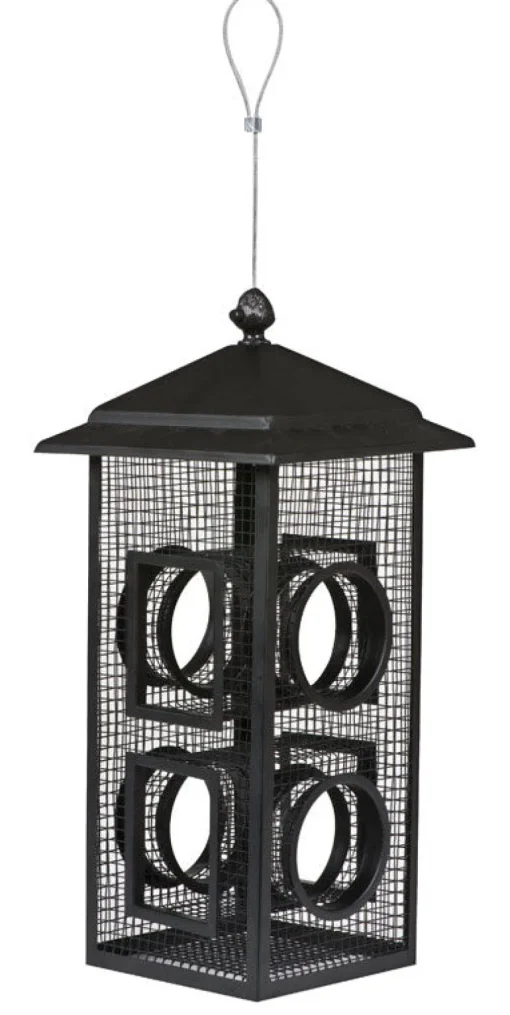 Perky-Pet Wild Bird 2 lb Metal Mesh Fly-Thru Bird Feeder 8 ports