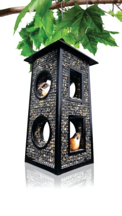 Perky-Pet Wild Bird 2 lb Metal Mesh Fly-Thru Bird Feeder 8 ports