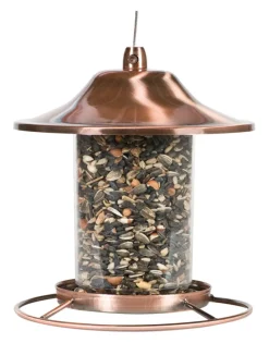 Perky-Pet Wild Bird 2 lb Metal/Plastic Panorama Bird Feeder 1 ports