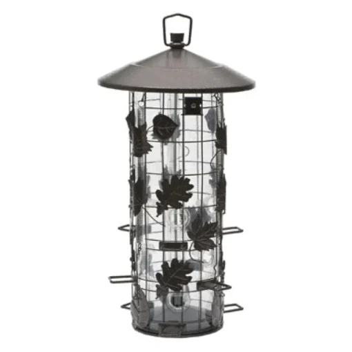 Perky-Pet Wild Bird 8 lb. Metal/Plastic Bird Feeder 9 ports