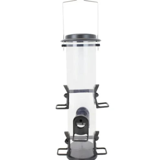 Perky-Pet Wild Bird 4 lb. Plastic Tube Bird Feeder 6 ports