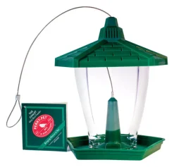 Perky-Pet Wild Bird 1.25 lb. Plastic Bird Feeder 1 ports (Pack of 2)