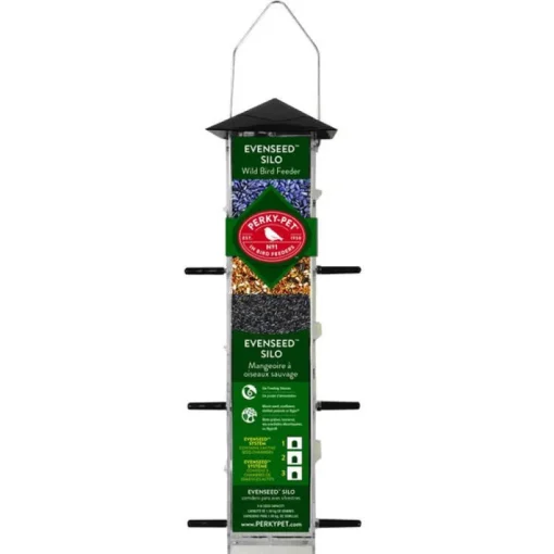 Perky-Pet Wild Bird 48 oz. Plastic Bird Feeder 6 ports
