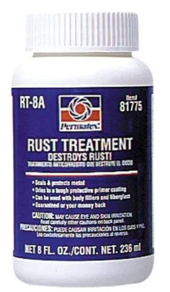 Permatex Rust Treatment White Latex Primer 8 oz