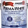 Perma-White Satin Mold & Mildew-Proof Exterior Paint, 1-Qt.