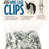 Pet Lodge Metal Cage Clips Silver
