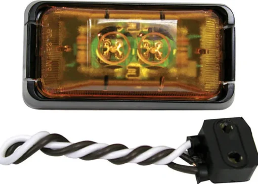 Peterson Amber Rectangular Clearance/Side Marker Light Kit
