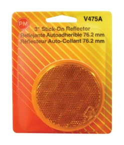 Peterson Amber Round Reflector 1 pk