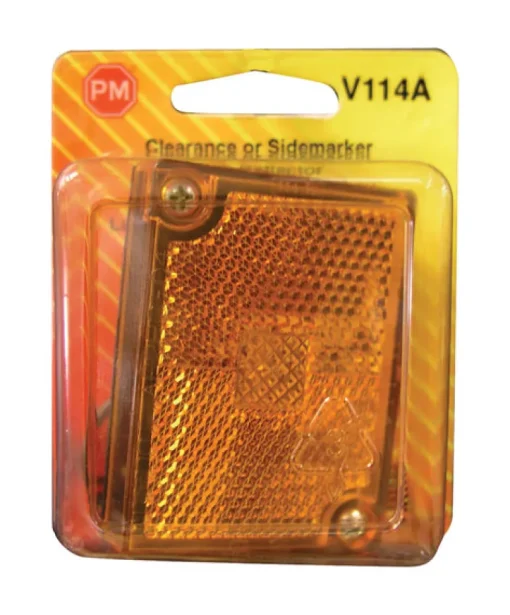 Peterson Amber Square Clearance/Side Marker Light
