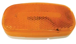 Peterson Piranha Amber Oval Clearance/Side Marker LED Light