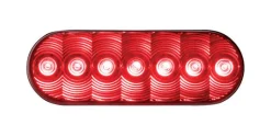 Peterson Red Oval Stop/Tail/Turn Light Kit