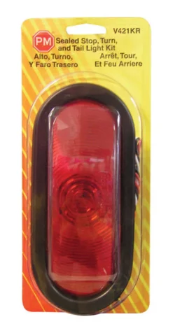 Peterson Red Oval Stop/Tail/Turn Light Kit